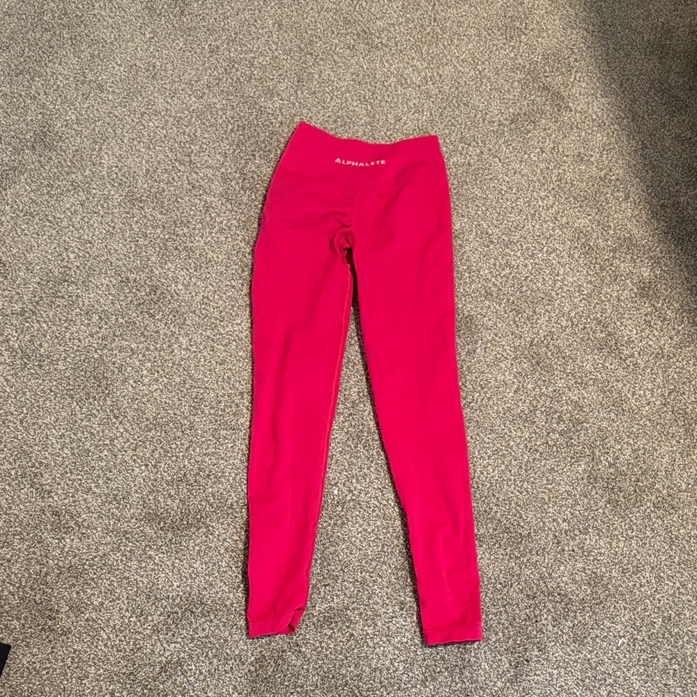 Alphalete Red Leggings